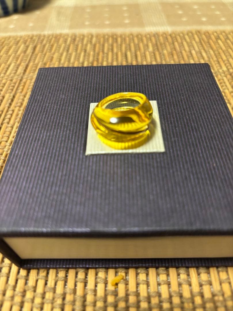 バカラ　Baccarat コキアージュ　イエローリング