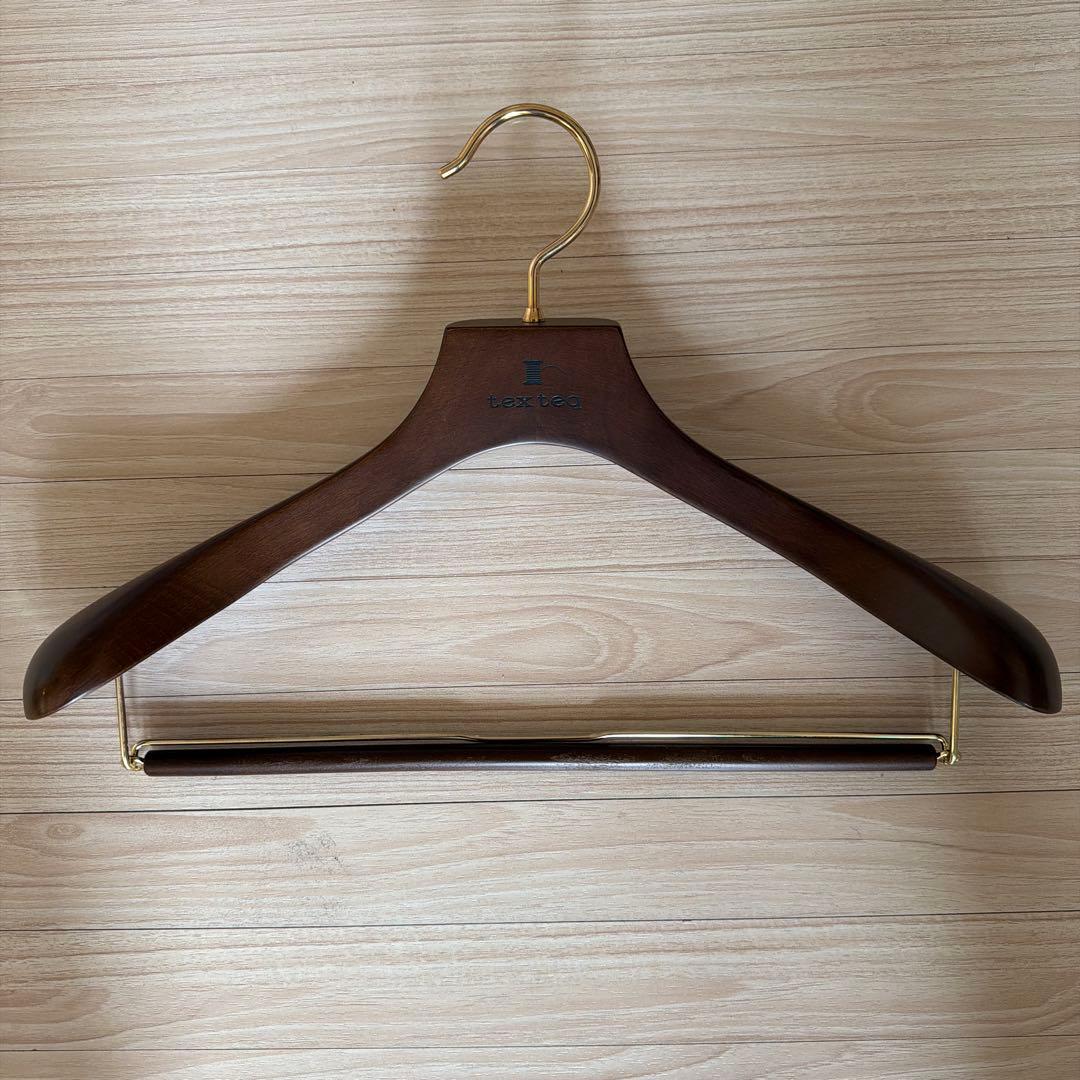 TexTeq ORDER SALON スーツハンガー 4本組 ナカタハンガー