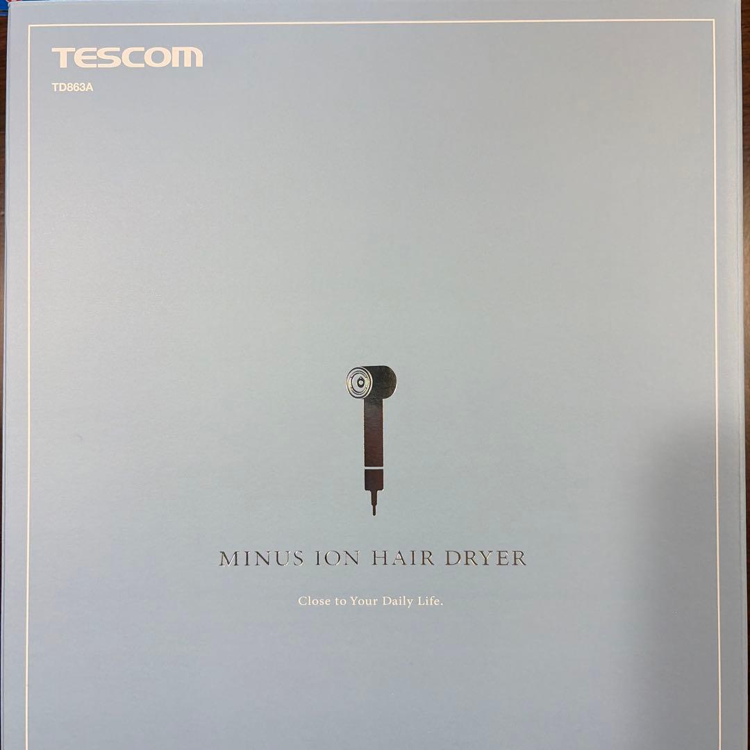 TESCOM マイナスイオンヘアドライヤー TD863A