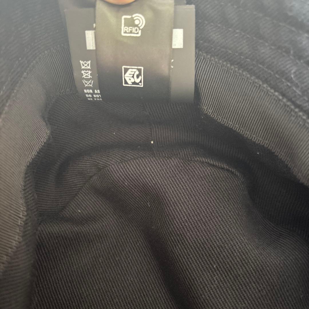 PRADA ブラック バケットハット XL コットンタイプ