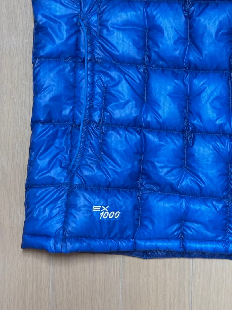 モンベル プラズマ1000 ダウン ベスト XL ブルー