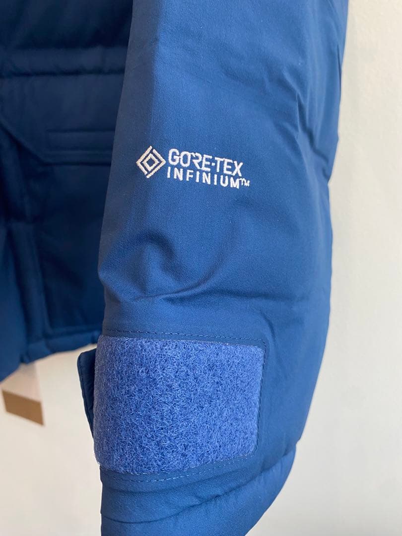 ノースフェイス　ブルックスレンジライトパーカ　マウンテンブルーxイエロー　S