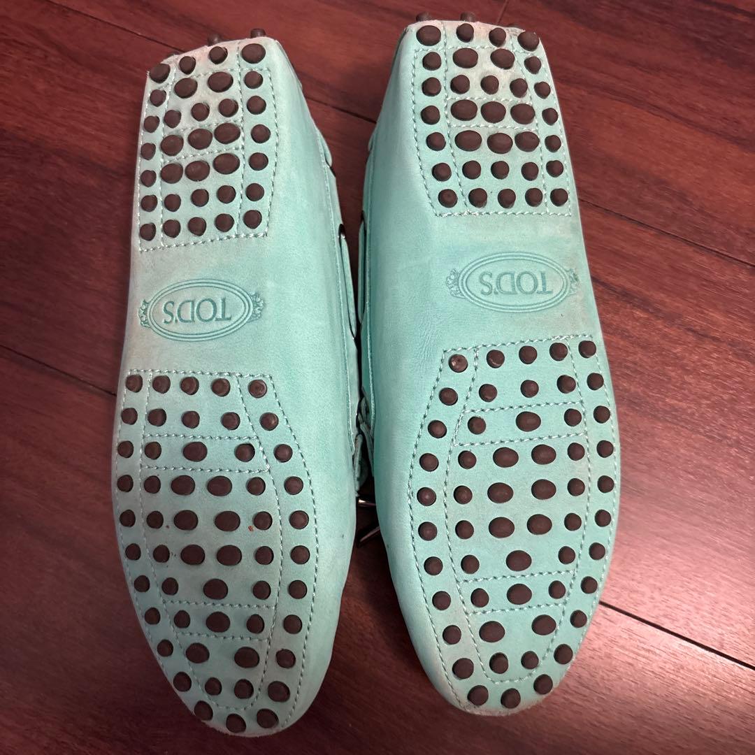 BOSSTOD'S ドライビングシューズ　35 1/2 ティファニーブルー