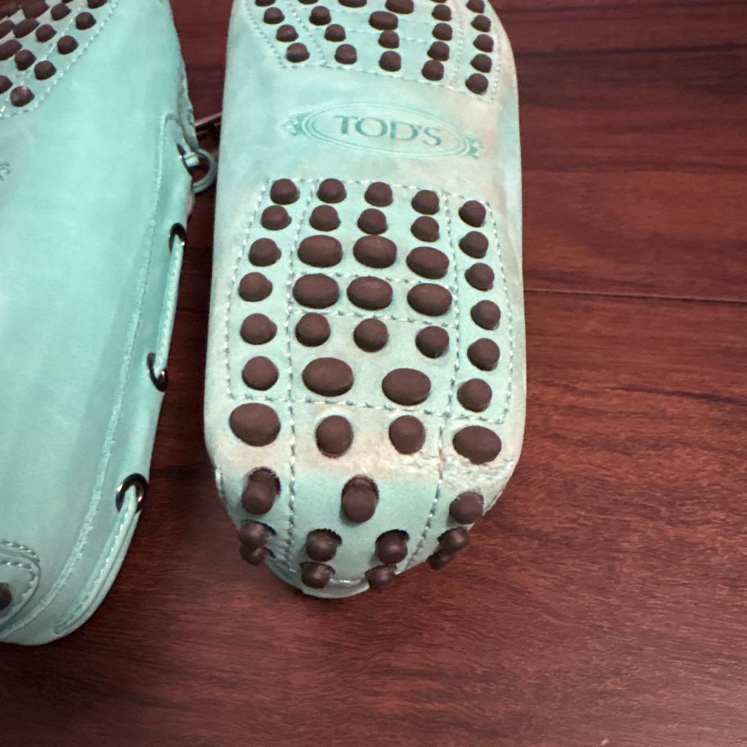 BOSSTOD'S ドライビングシューズ　35 1/2 ティファニーブルー