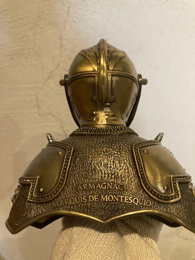 アルマニャック　ボトルカバー　甲冑　金属製