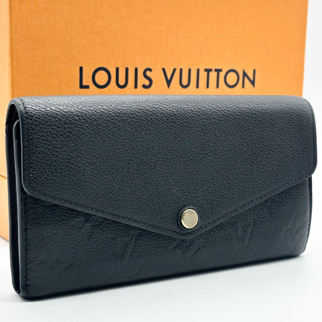 ルイヴィトン　ポルトフォイユ　サラ　アンプラント　モノグラム　二つ折り　長財布