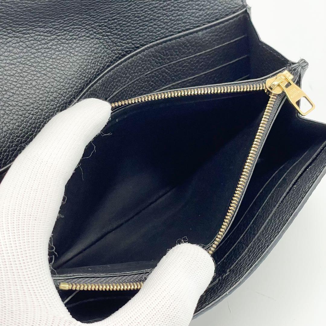 ルイヴィトン　ポルトフォイユ　サラ　アンプラント　モノグラム　二つ折り　長財布