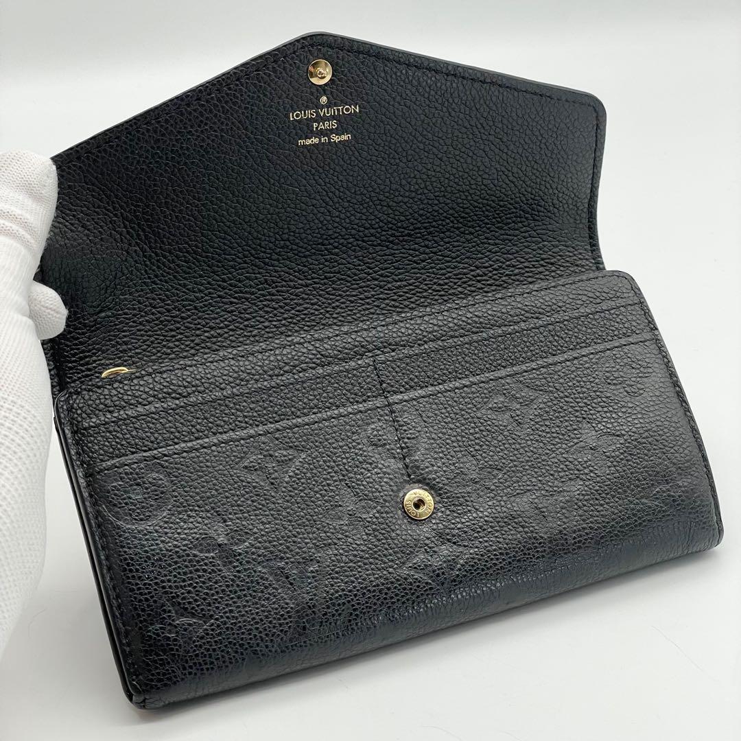 ルイヴィトン　ポルトフォイユ　サラ　アンプラント　モノグラム　二つ折り　長財布