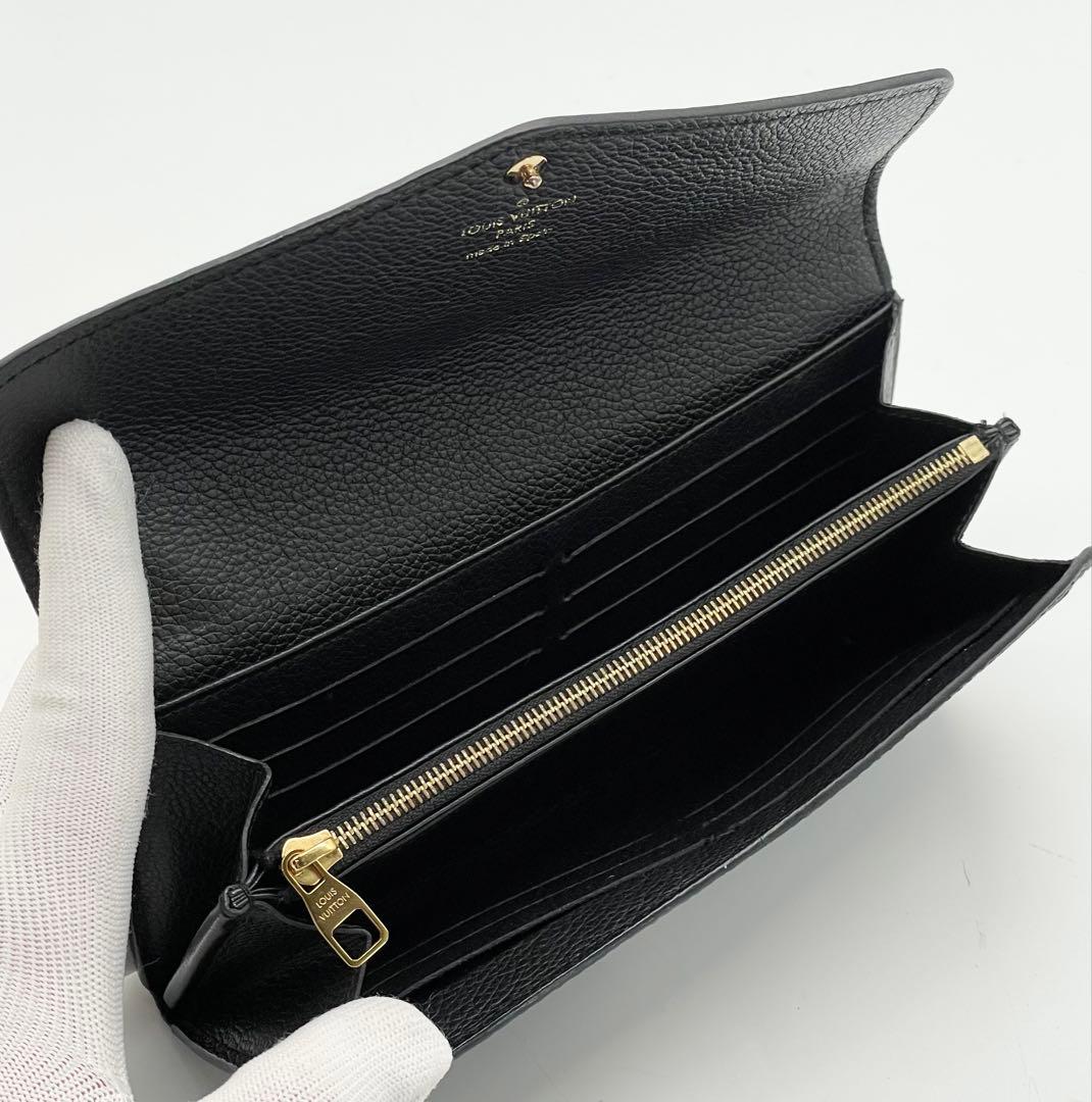 ルイヴィトン　ポルトフォイユ　サラ　アンプラント　モノグラム　二つ折り　長財布