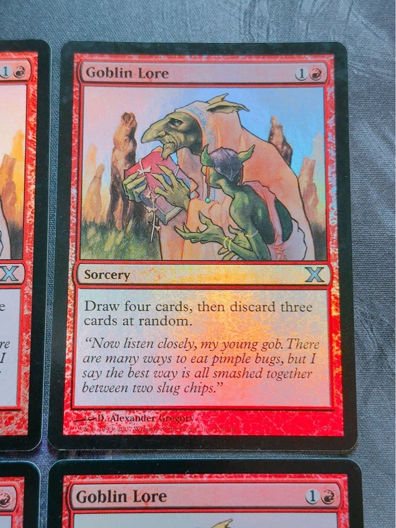 【foil】ゴブリンの知識　英語　4枚セット