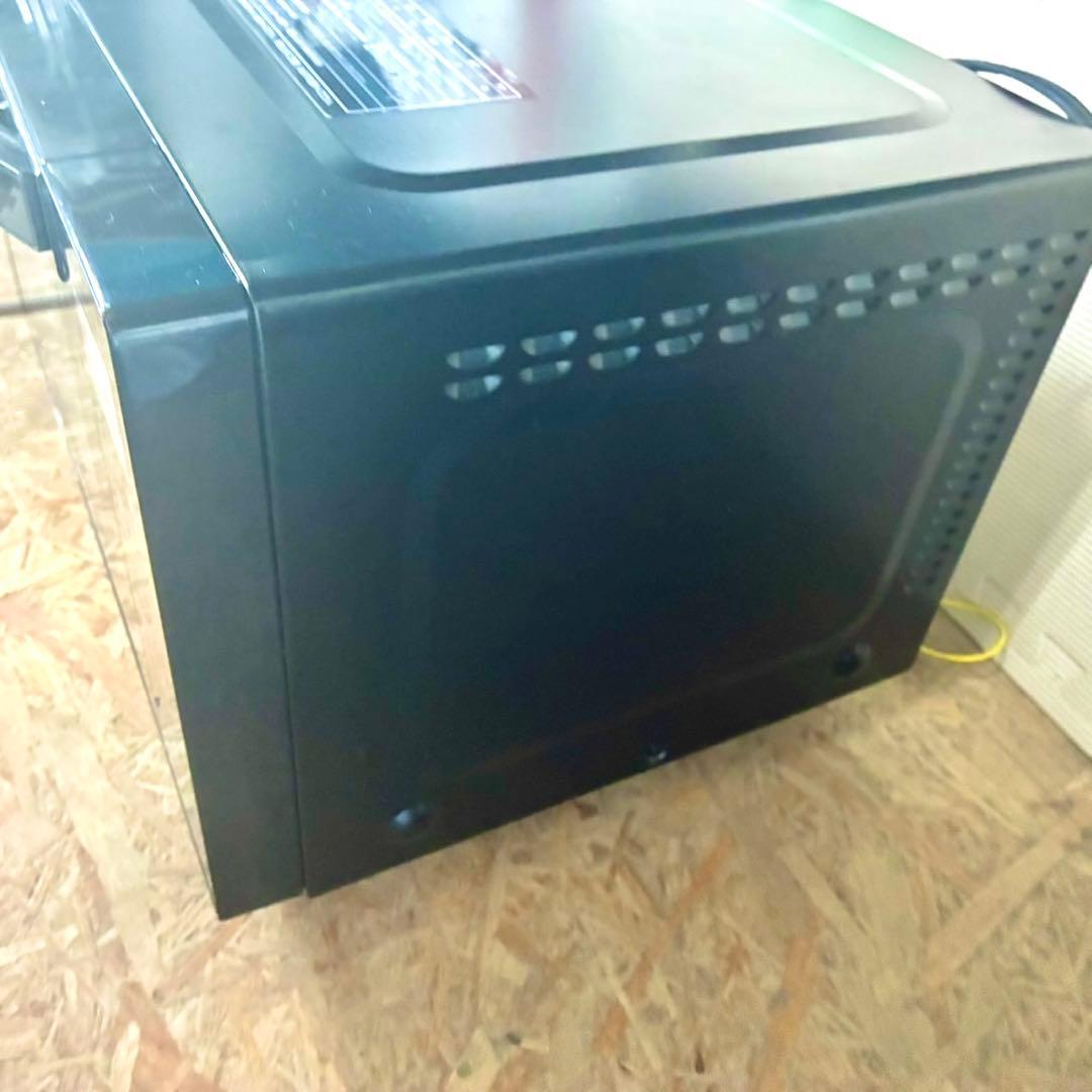 黒×ミラー調 アイリスオーヤマ オーブンレンジ 18L アイリスオーヤマ