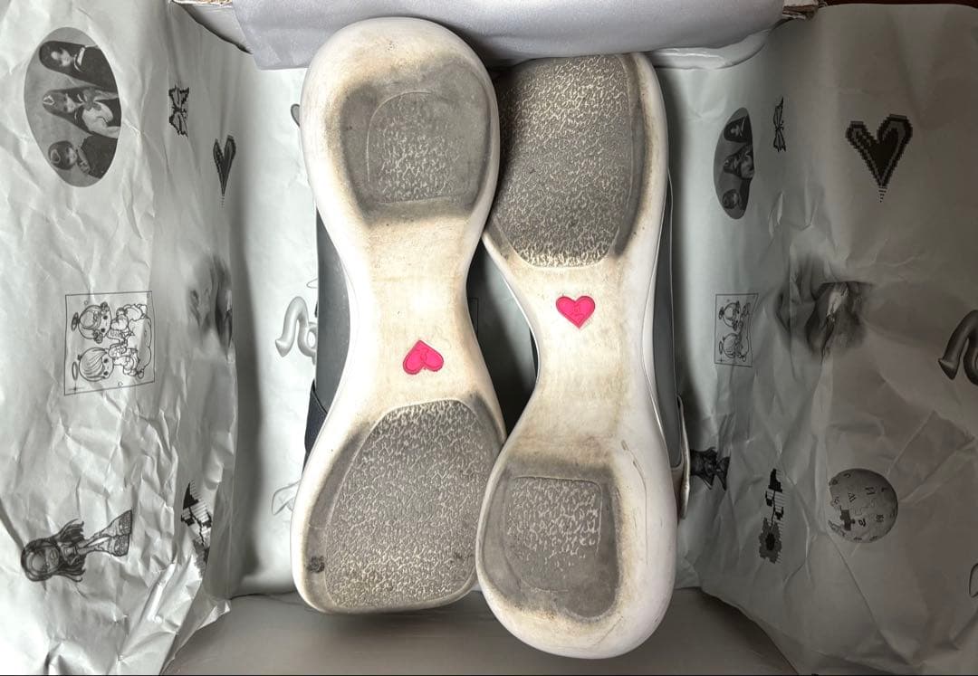 Grape 靴　シューズ　レア　シルバー　ピンク　シール付き　箱付き　240mm