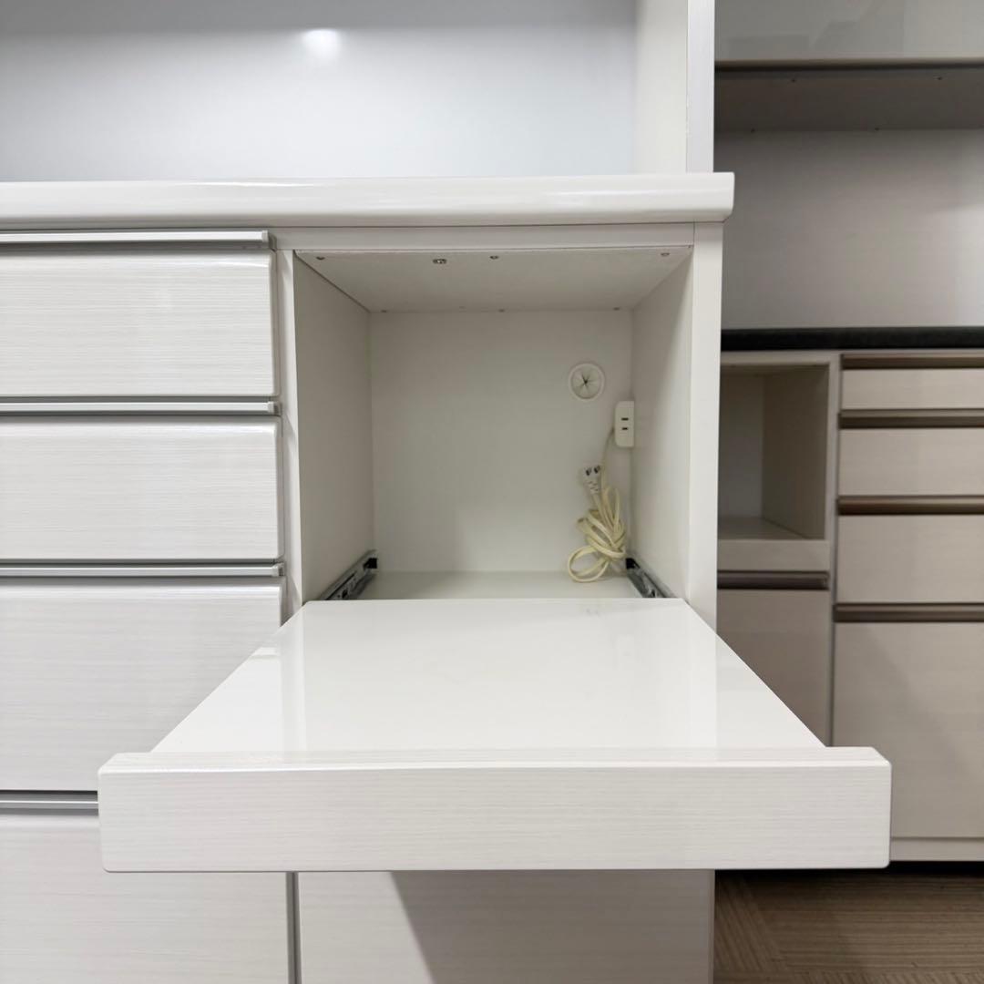 【超美品‼️】定価30万♪ 松田家具 118cm幅キッチンボード 食器棚