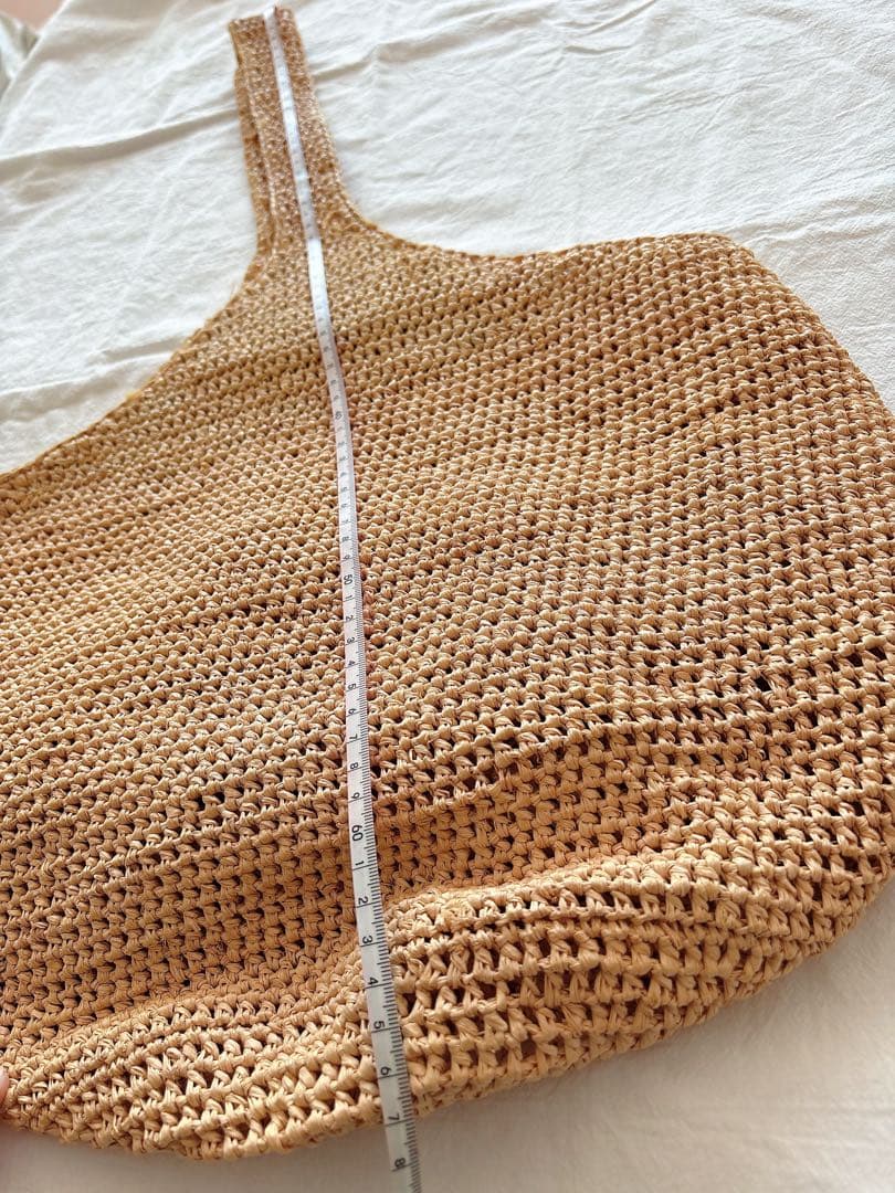 HELEN KAMINSKI ラフィアバッグ　ベージュ