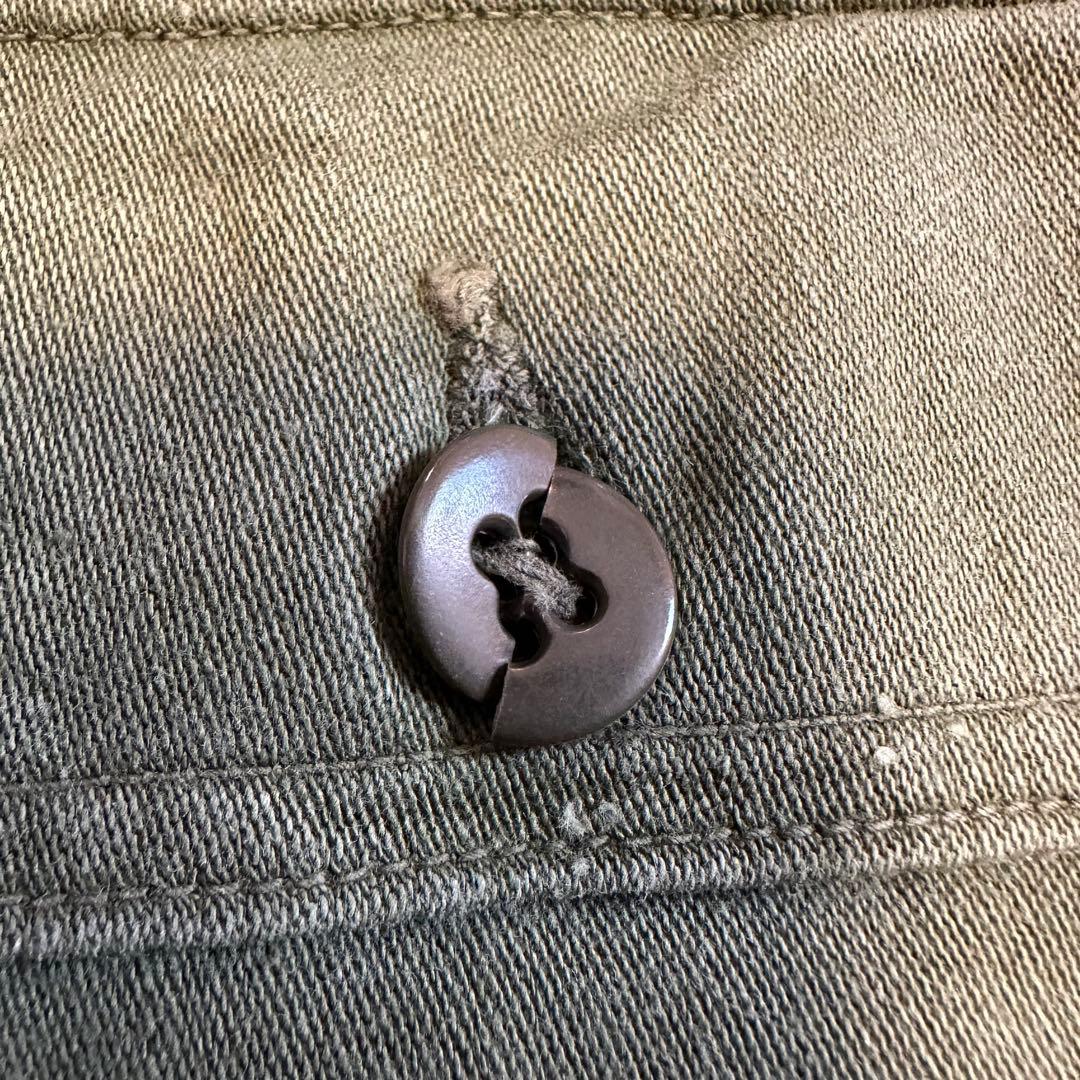 60s初期実物OG107ベイカーパンツサイドアジャスター付Xラージ表記平ボタン1