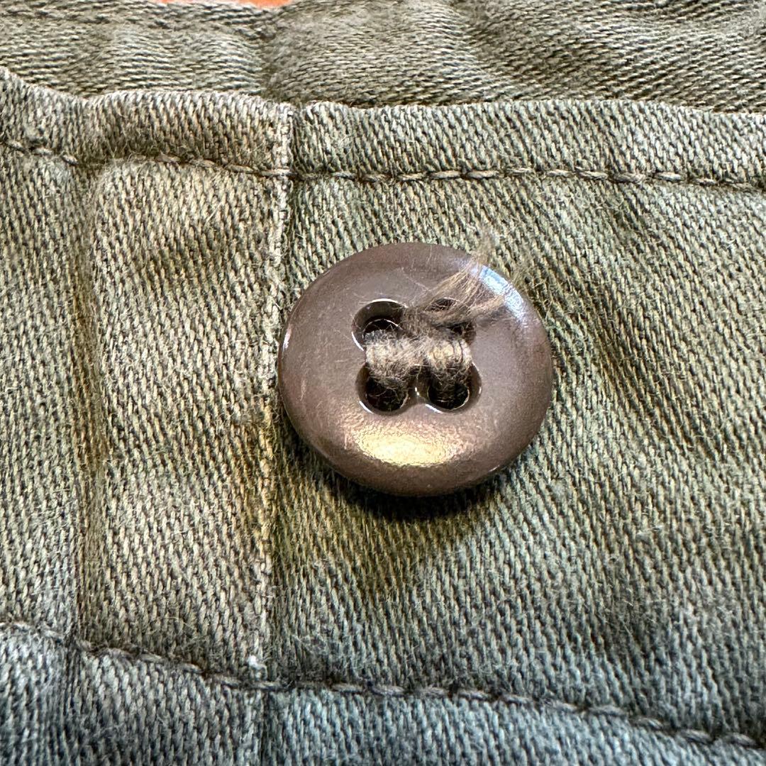 60s初期実物OG107ベイカーパンツサイドアジャスター付Xラージ表記平ボタン1