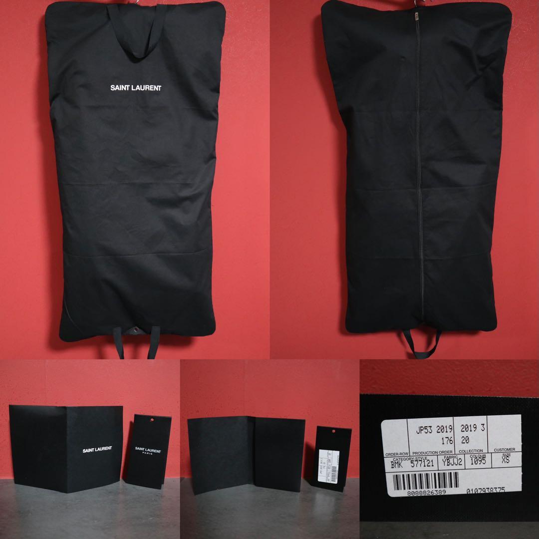 【美品】SAINT LAURENT PARIS 裏地ボア ファー モッズコート