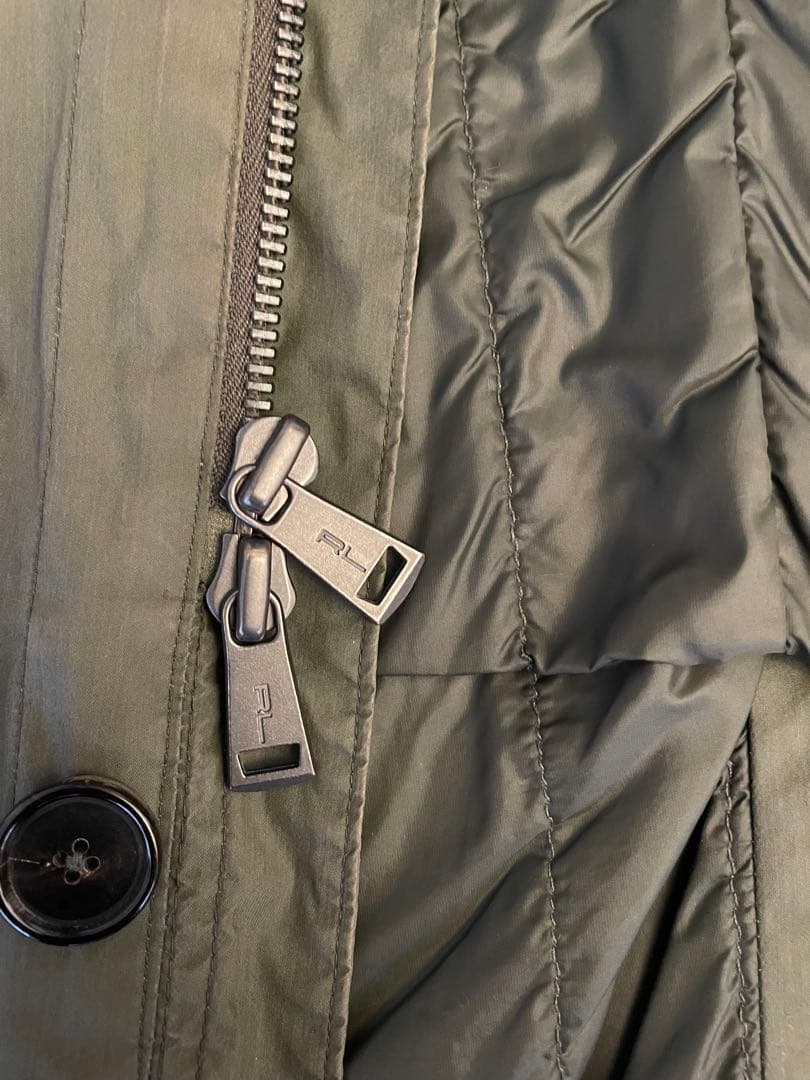 ボア着脱可 定価約11万円 ラルフローレン ブラックレーベル ミリタリーコート