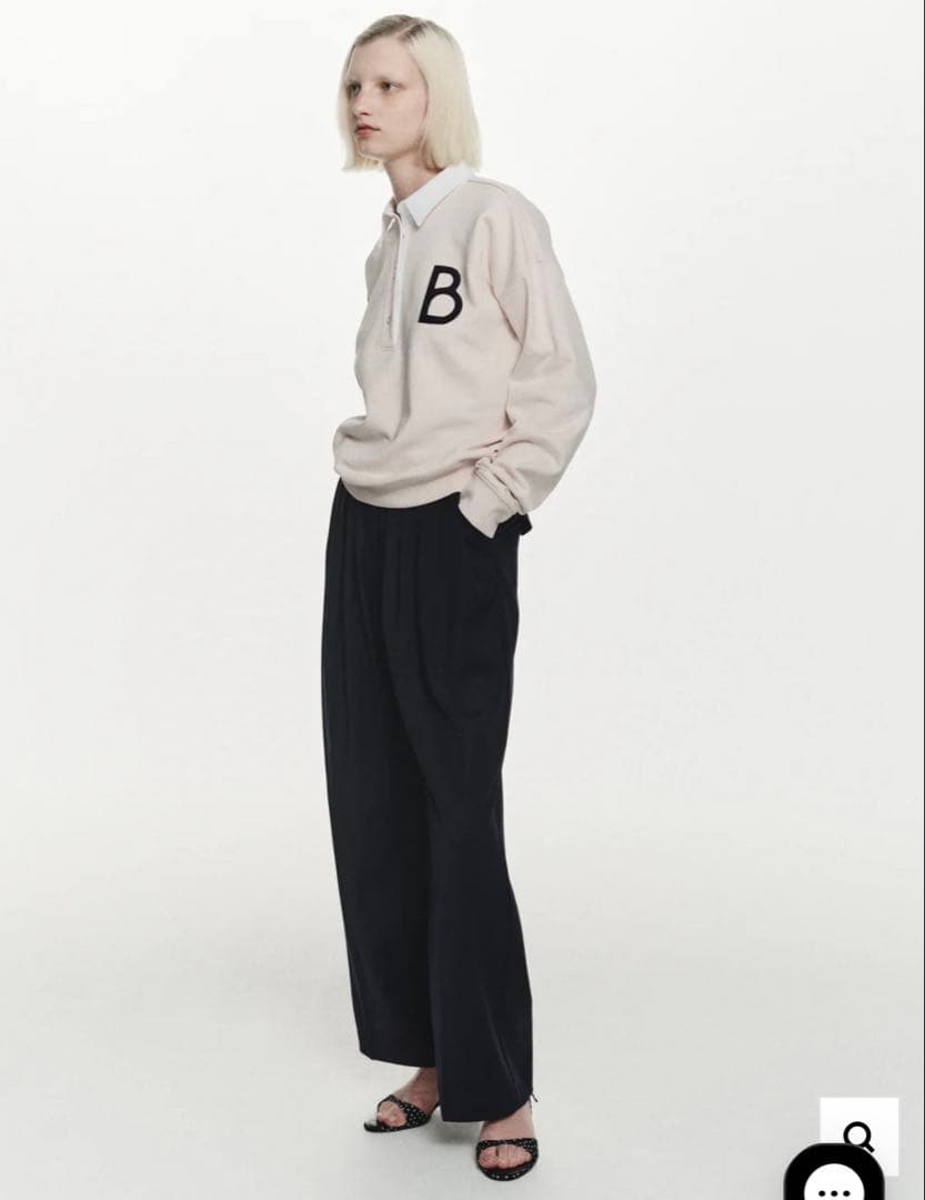 bibiy DIANA SLACKS NAVY Sサイズ