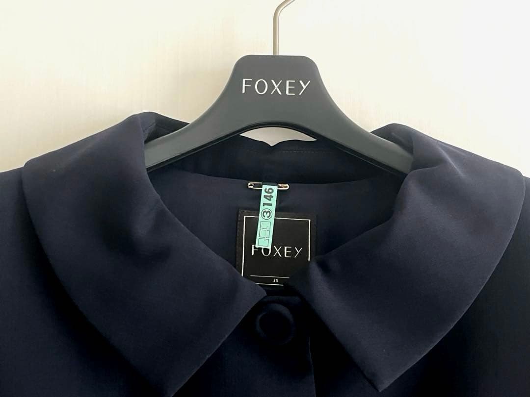 FOXEY フォクシー　サクセススーツ 濃紺　サイズ38 クリーニング済