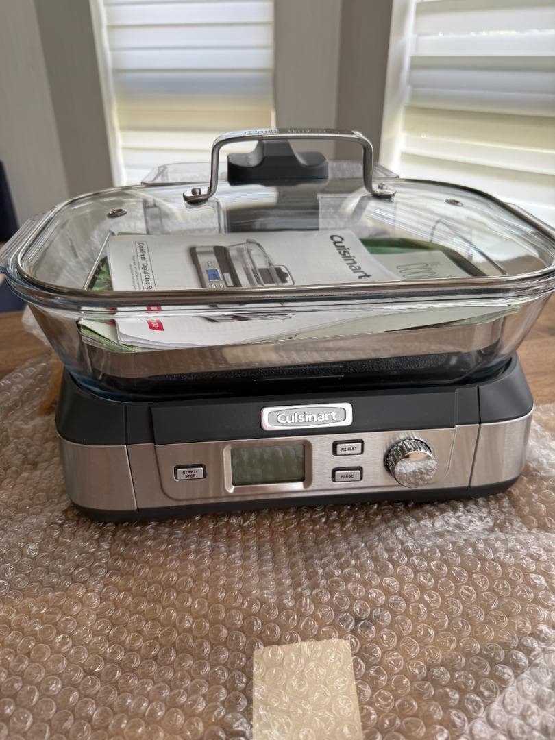 Cuisinart STM-1000 ガラススチーマー ステンレス