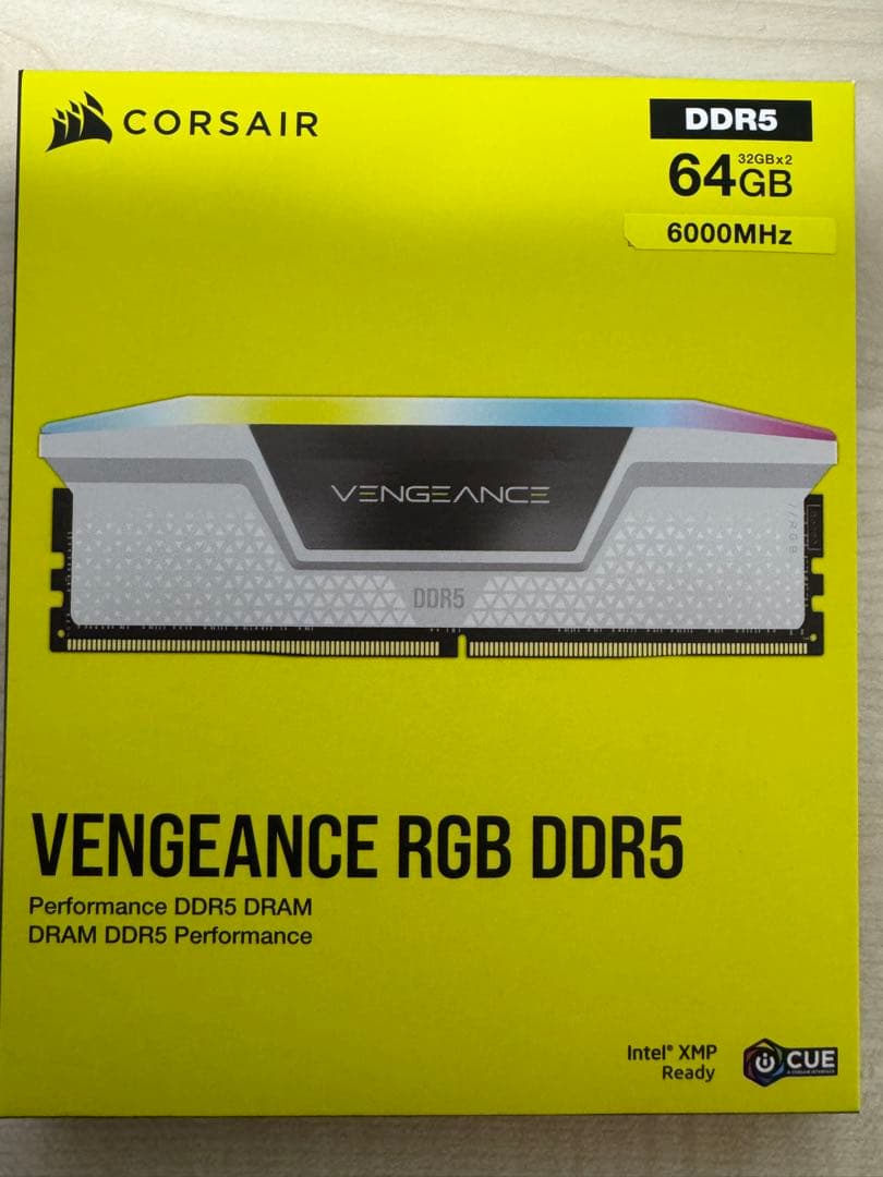 Corsair コルセア DDR5 6000MHz 32GB×2枚PCメモリー
