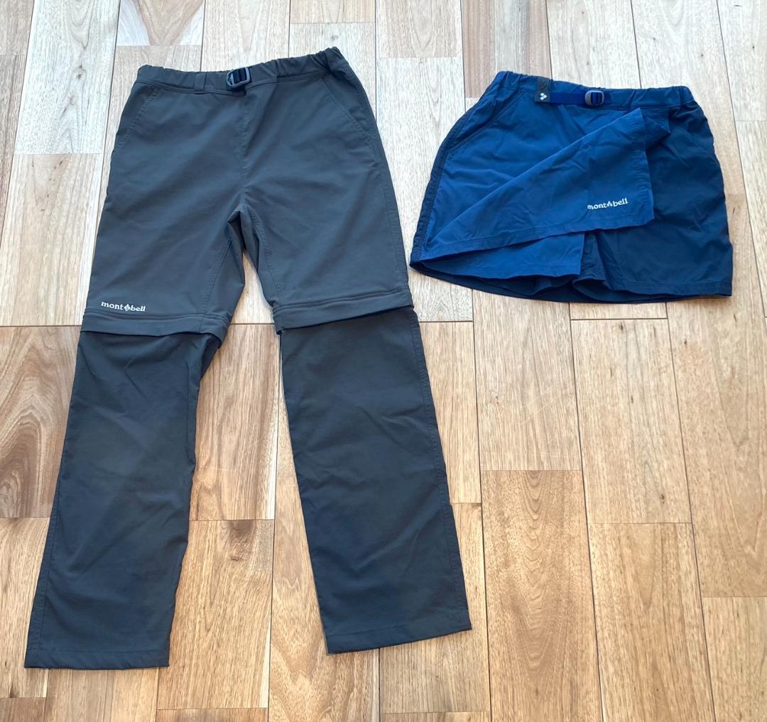 美品モンベル・ノースフェイス他　女児130〜140cm アウトドア10点おまけ付