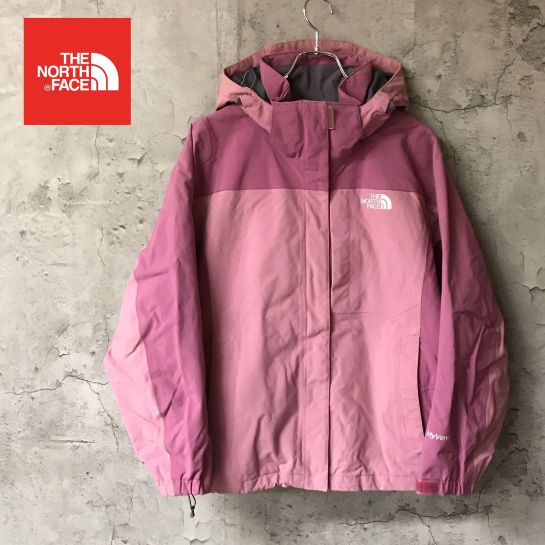 刺繍　ハイベント　M ザノースフェイス　マウンテンパーカー　スキーウェア