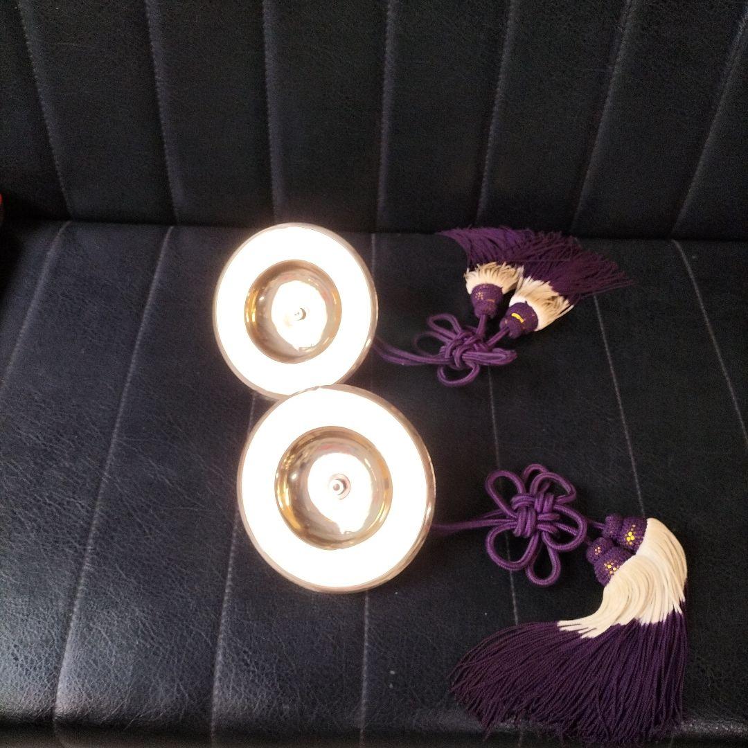 ◎美品　チャッパ 約5寸（直14.2cm) 舞台芸能　房付き　中古品