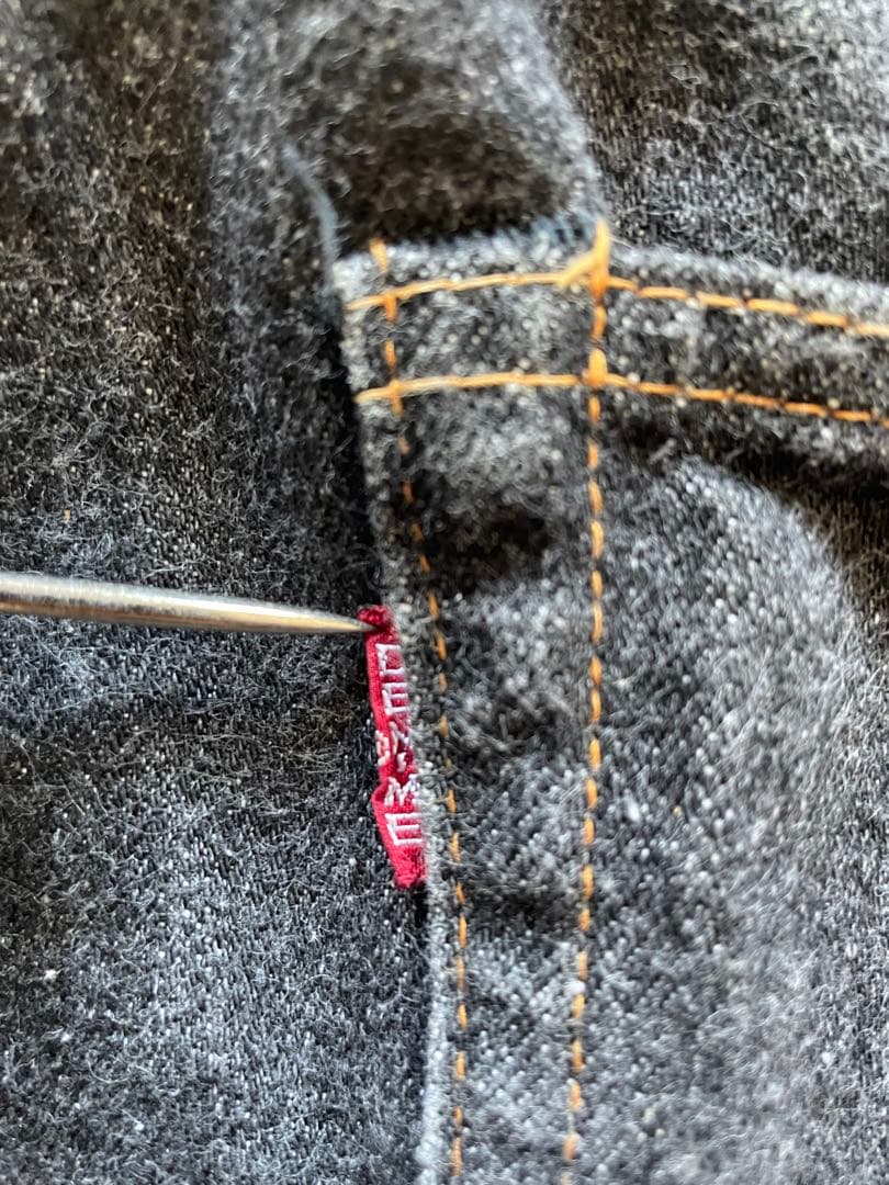 旧DENIME オリゾンティ ブラック デニム D-HG1118 W32 90s