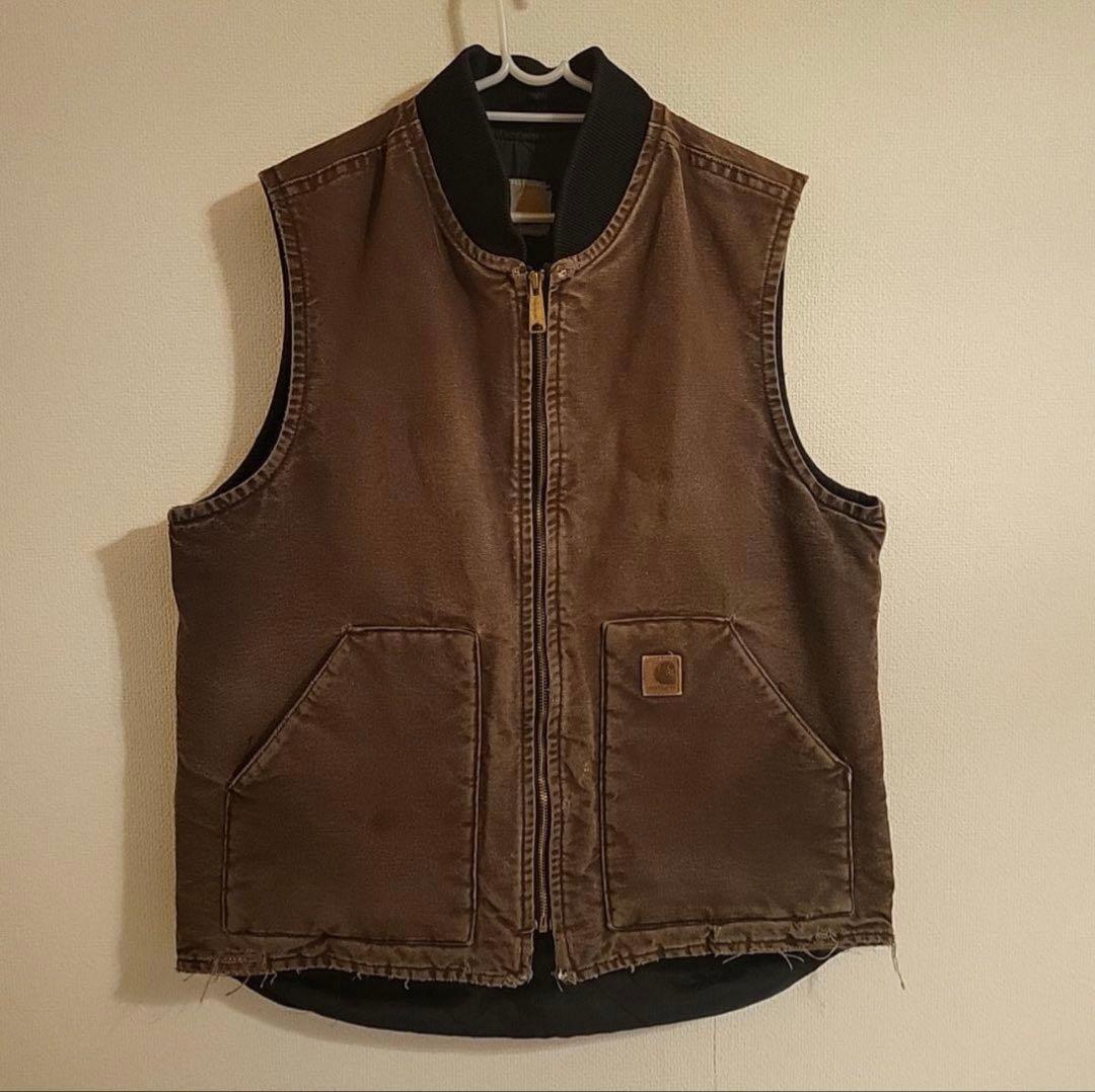 Carhartt ワークダックベスト 中綿ベスト ヴィンテージデトロイト