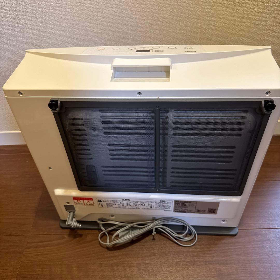 ノーリツ　ガスファンヒーター GFH-4004S-W5 5mガスホース付き