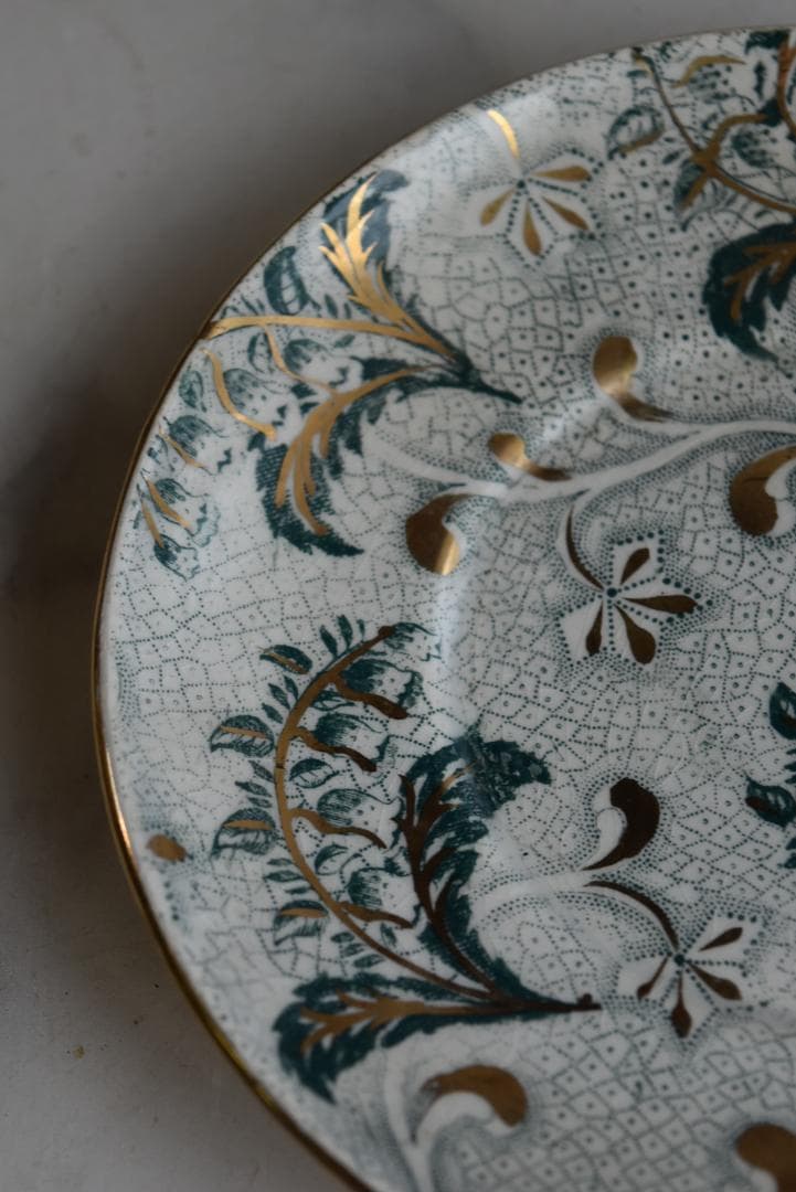 美品クレイユモントロー　ミュゲ　すずらん皿　プレート　フランスアンティーク