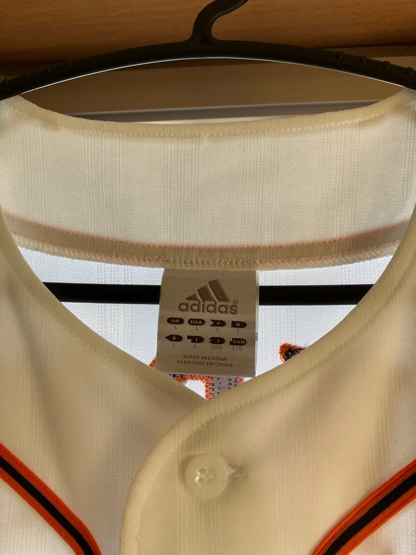 ★引退試合決定★アディダス　巨人　ユニフォーム　長野選手　サイズ2XO