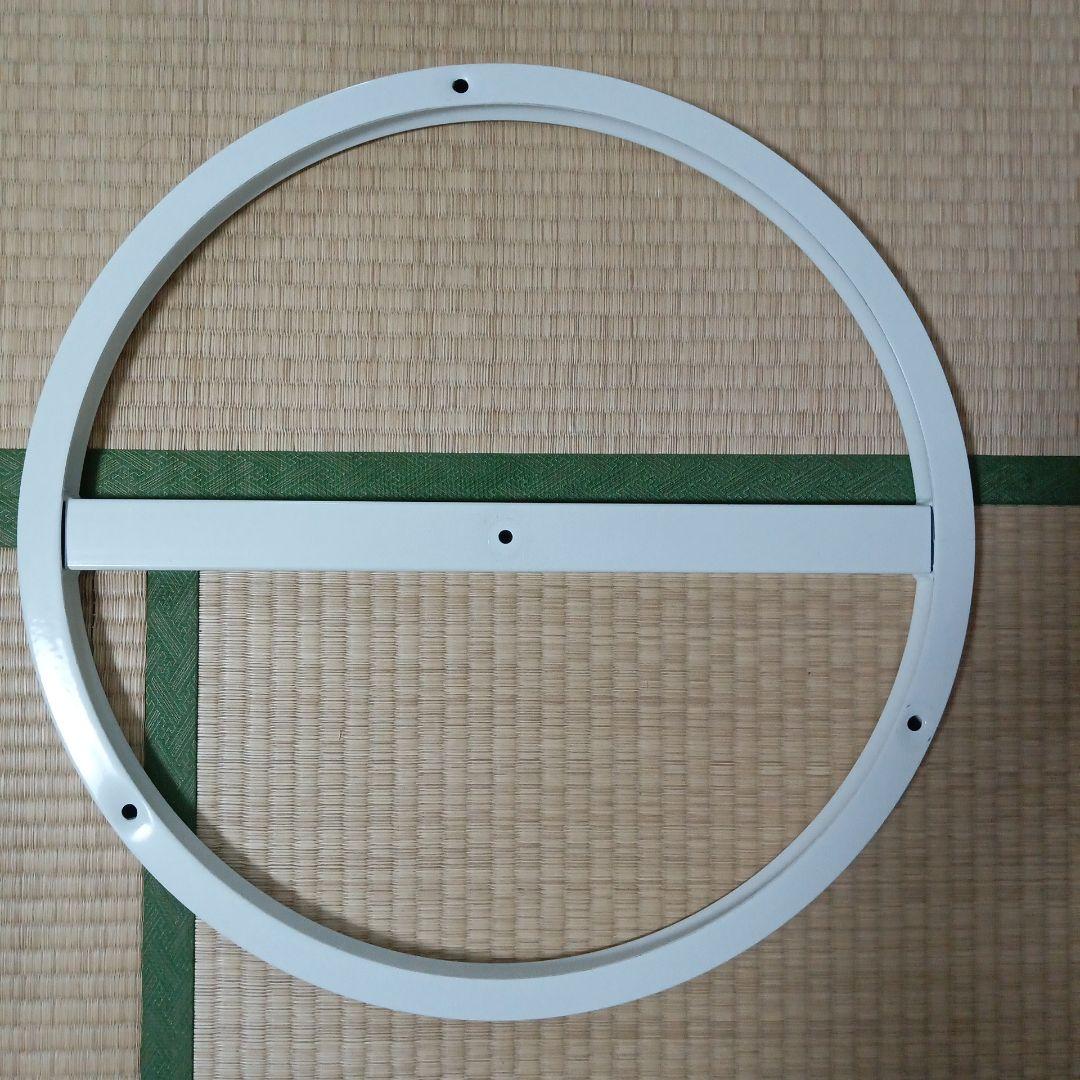 頑丈回転ハンガーラック カバー付き 円形 2段