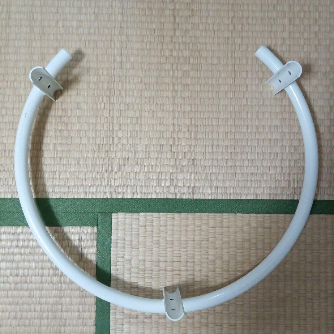 頑丈回転ハンガーラック カバー付き 円形 2段