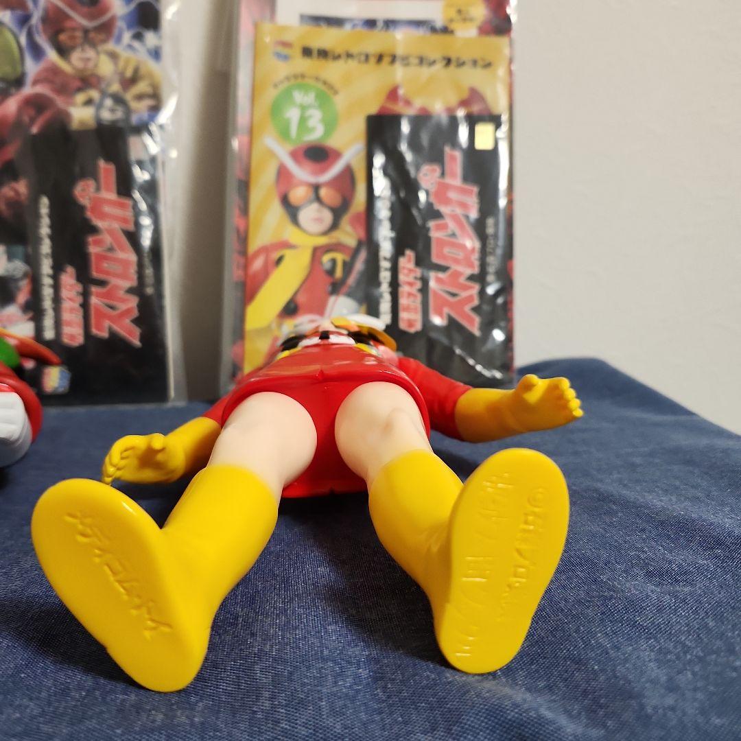 カ*ン様 東映レトロソフビコレクション　ストロンガー　　チャージアップ　タックル