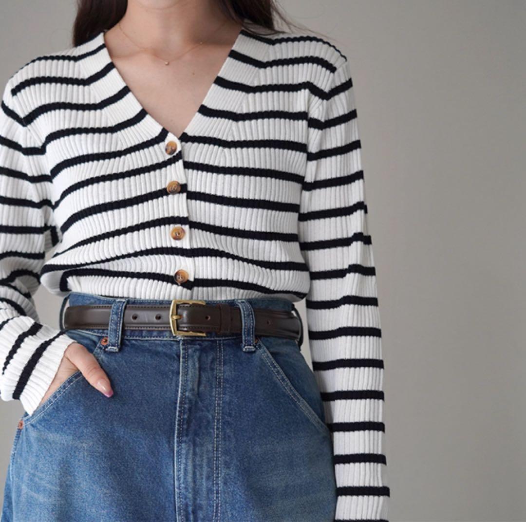 【美品】shinzone PLUMP BELT ベルト　本革　レザー