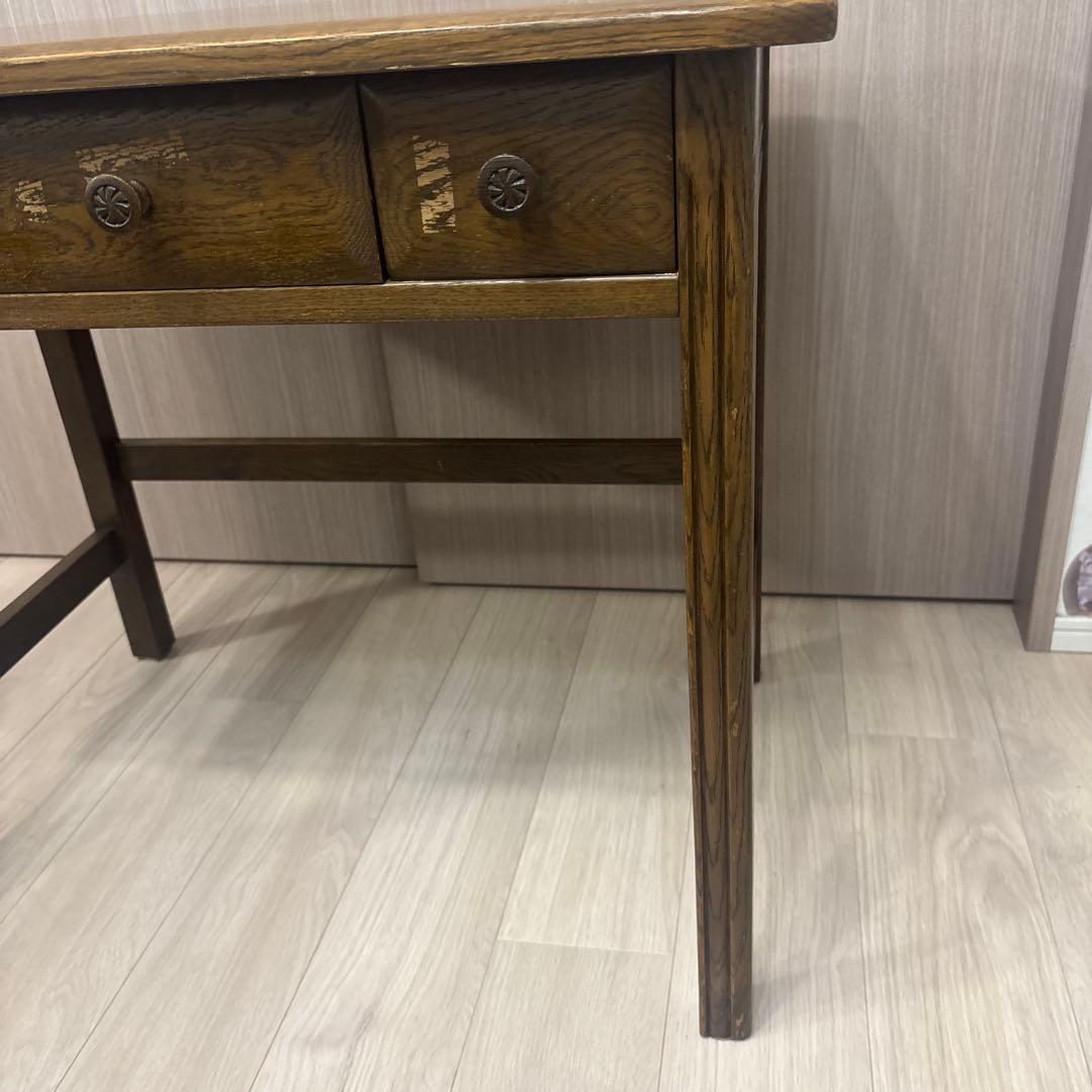 アンティーク 学塾机 木製デスク