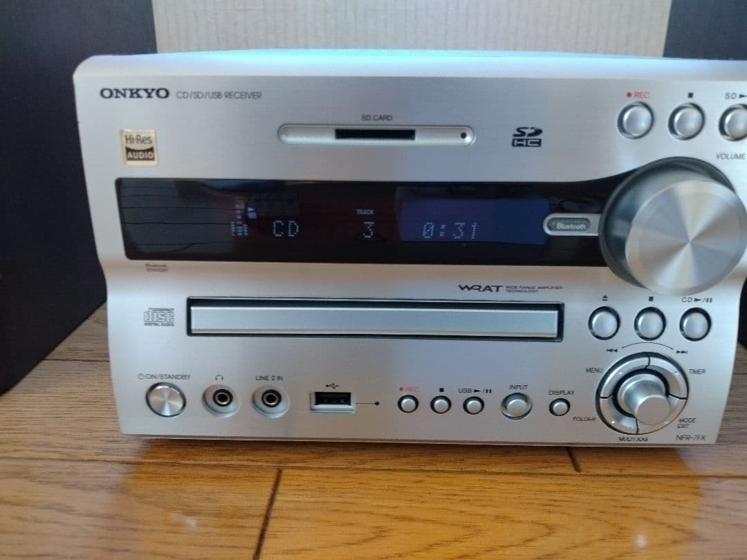タケ。 ONKYO X-NFR7FX ハイレゾ対応 CDユニット交換
