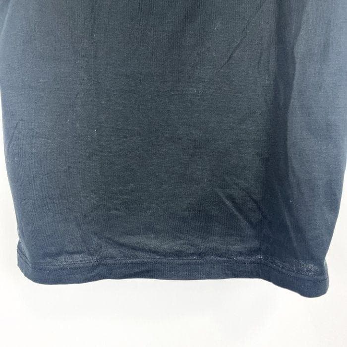 エルメス HERMES Tシャツ 馬車刺繍 半袖 薄手 カジュアル ブラック 黒