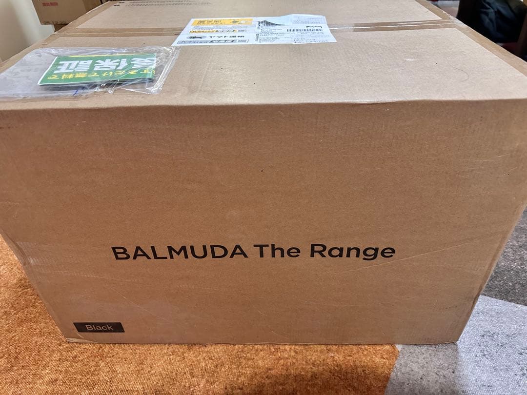 BALMUDAThe Range K09A-BK電子レンジ ブラック 新品未開封