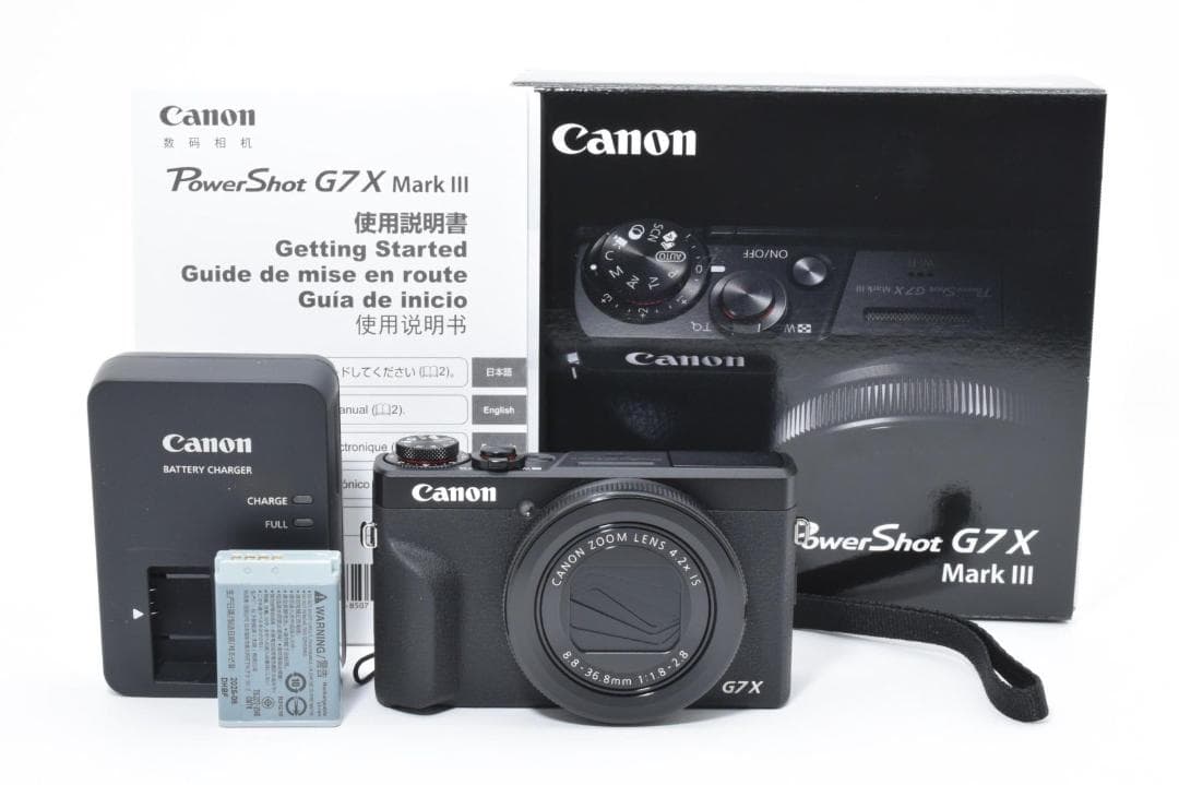 【ほぼ新品】 CANON PowerShot G7 x Mark III