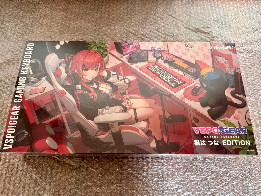 VSPO! GEAR ゲーミングキーボード　猫汰つなモデル