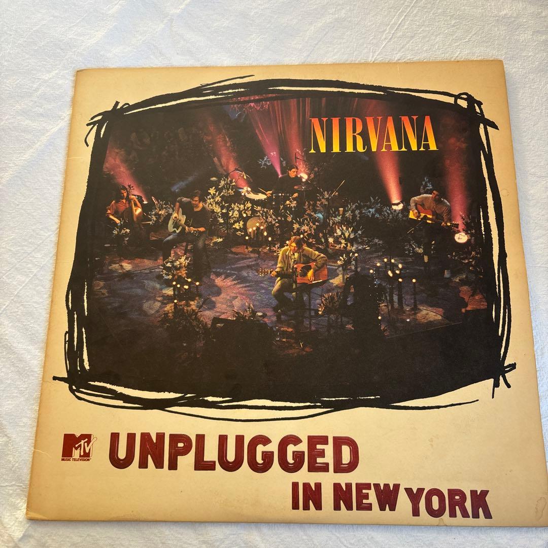 NIRVANA UNPLUGGED IN NEW YORK アナログレコード白盤