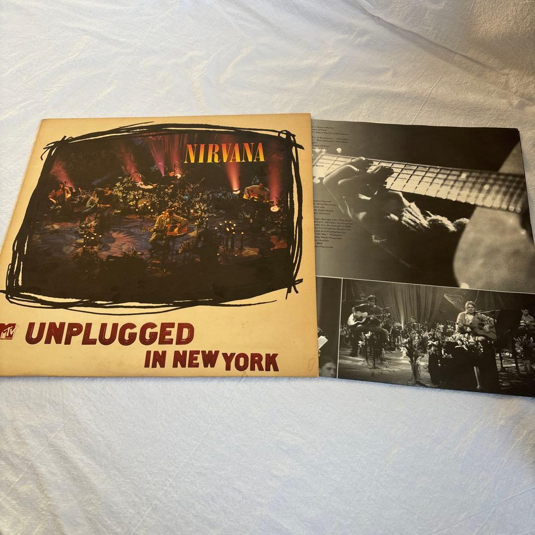 NIRVANA UNPLUGGED IN NEW YORK アナログレコード白盤