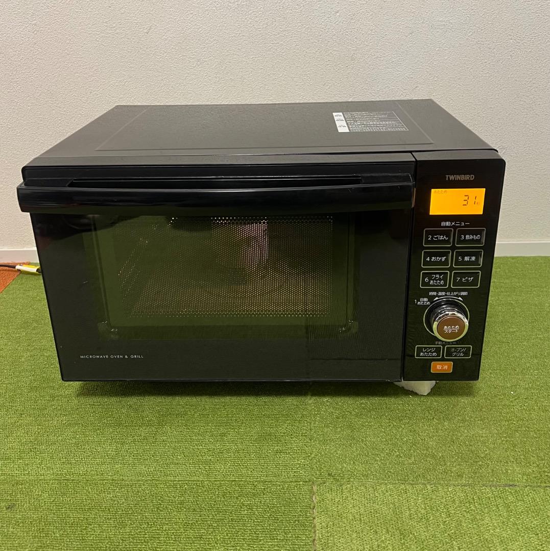 TWINBIRD オーブンレンジ 2019年製 電子レンジMW-FS18B