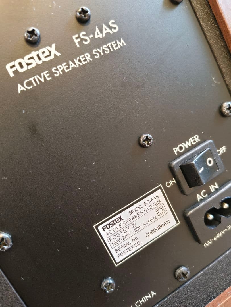 FOSTEX FS-4AS アクティブスピーカー ペア 　ハイレゾ対応