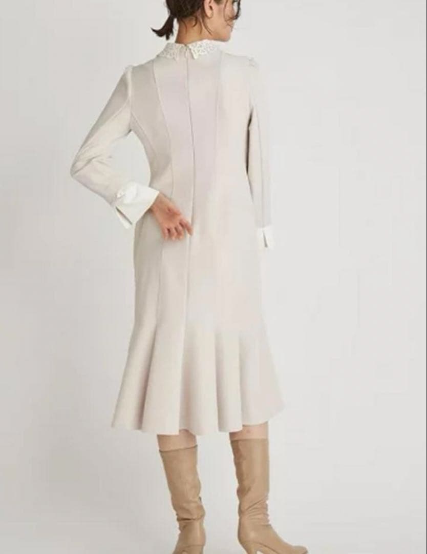 セルフォード　レース襟ワンピース　34