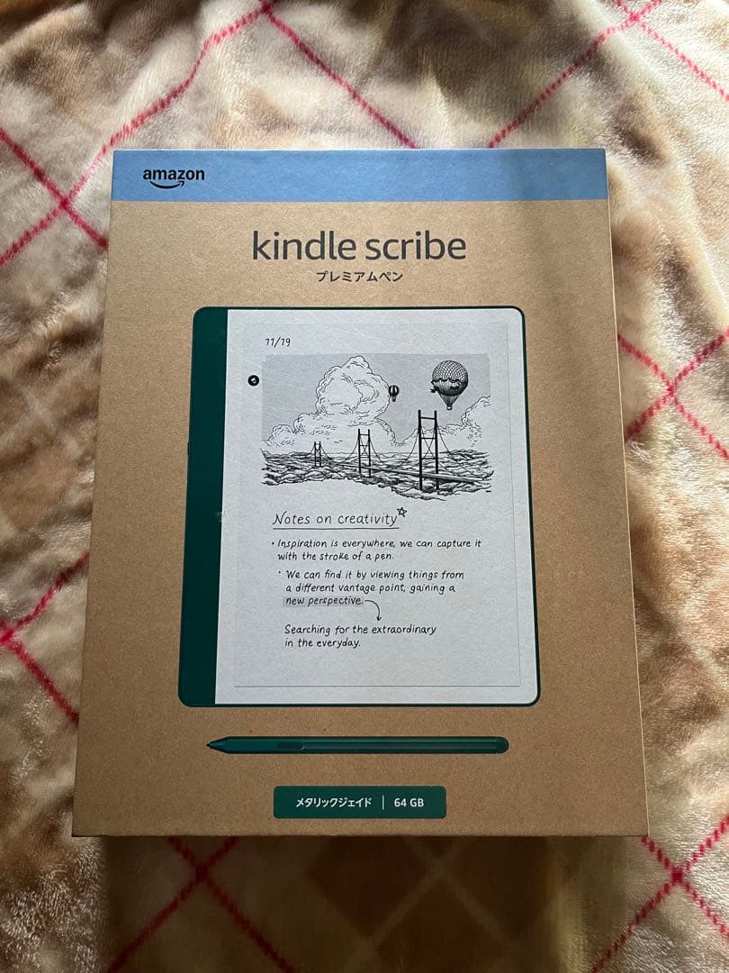Kindle Scribe 64GB 専用プレミアムペンとカバー付き メタジェ